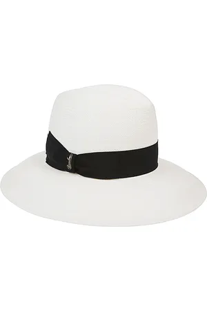 Borsalino Hats, female, , L, Black Panama Fine Hat
