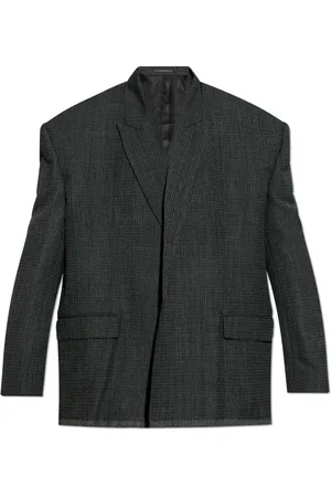 Balenciaga Blazers, male, , M, Wool blazer