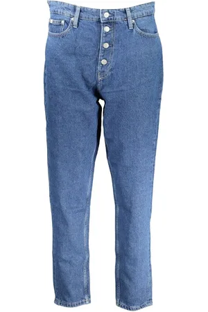 Calvin Klein Slim-fit Jeans, female, , W26, Cotton Women Mom Jeans