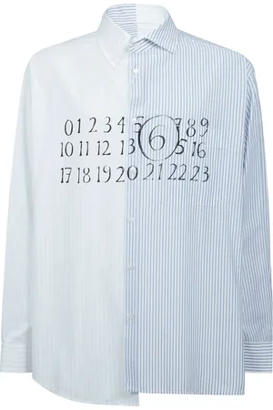 Maison Margiela Asymmetric design classic collar shirt