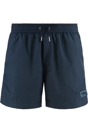 Maison Kitsuné Beachwear, male, , S, Mesh-lined Swim Shorts with Pockets