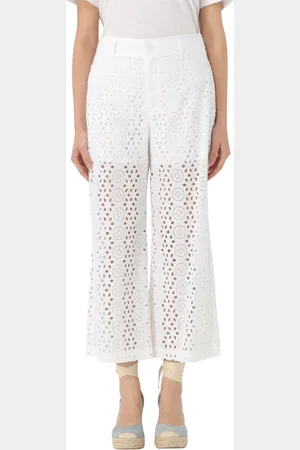 Liu Jo Wide Trousers, female, , XL, Cropped Shirt