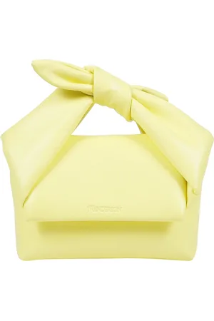 J.W.Anderson Handbags, female, , ONE SIZE, Twister Leather Handbag with Embossed Logo