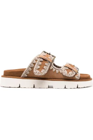 Mou Sliders, female, , 4 UK, Leather Sandals with 2 Straps
