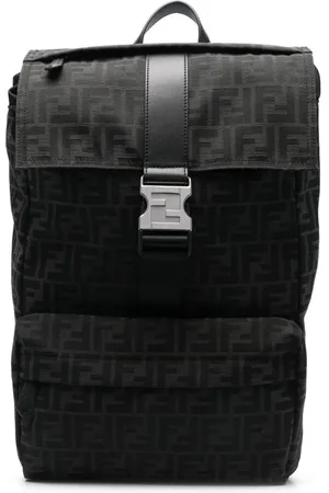 Fendi Backpacks, unisex, , ONE SIZE, Medium ness Jacquard FF Backpack