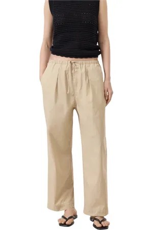 Closed Straight Trousers, female, , S, Romilla Cotton Poplin Summer Trousers