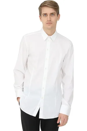 Patrizia Pepe Formal Shirts, male, , L, Classic Shirt with Logo Buttons