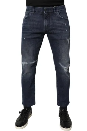 Dolce & Gabbana Skinny Denim Jeans with Logo