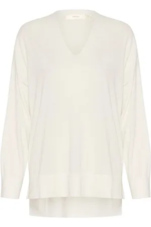INWEAR V-neck Knitwear, female, , S, Pure V-Neck Cotton T-shirt