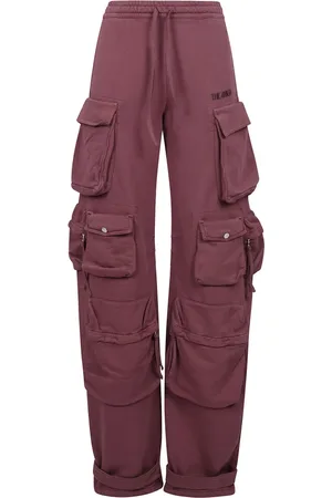 The Attico Straight Trousers, female, , XS, Wide Leg Cotton Cargo Trousers
