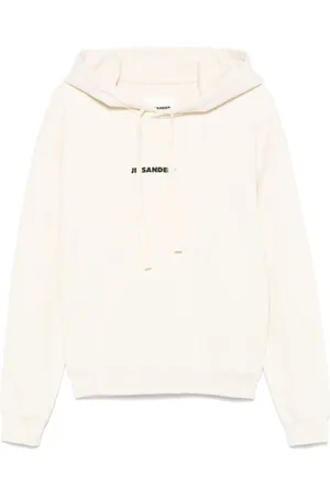 Jil Sander Hoodies, male, , L, White Sweatshirt Ss25