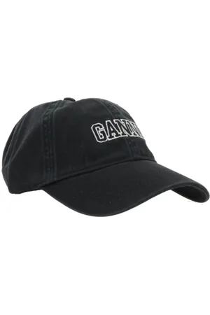 Ganni Caps, female, , ONE SIZE, Cotton Canvas Cap