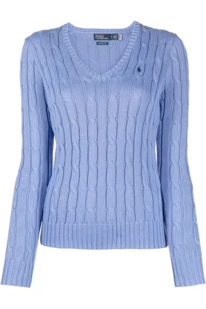 Ralph Lauren V-Neck Jumper Elegant Style