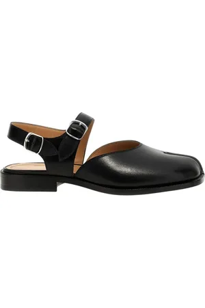 Maison Margiela Flat Sandals, male, , 6 UK, Leather Buckle Sandals