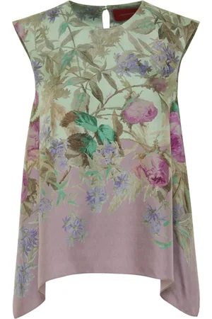 La DoubleJ Silk Purple Top