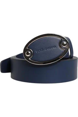 Dolce & Gabbana Classic Metal Logo Buckle Belt