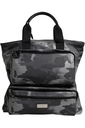 Dolce & Gabbana Camo Multiple Compartments Tote Bag