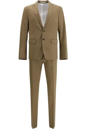 Dsquared2 Single Breasted Suits, male, , 2XL, Wool Suit with Blazer and Trousers
