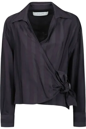 Golden Goose Striped Wrap Shirt Journey W
