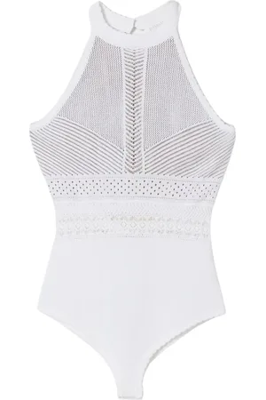 Twin-Set Body, female, , S, Elegant Lace Trim Bodysuit