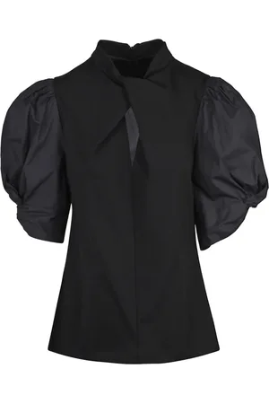 LIVIANA CONTI Blouses, female, , S, Poplin Sleeve Blouse with Balloon Sleeves