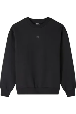 A.P.C. Sweatshirts, male, , L, Loose-fit Sweatshirt with Micrologo