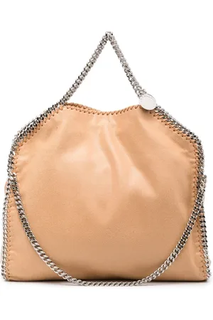 Stella McCartney Handbags, female, , ONE SIZE, Falabella Bag with Hammered Texture and Cruelty-Free Leather