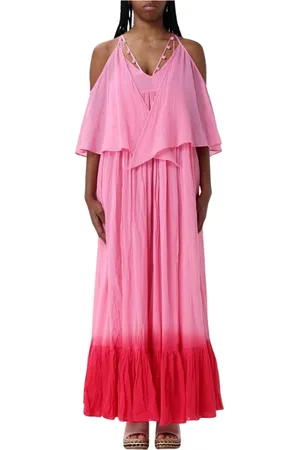 Pinko Chic Asymmetric Hem Midi Dress