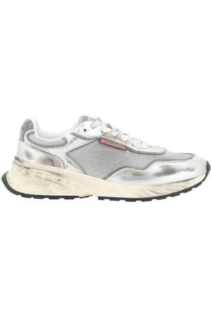 Dsquared2 Retro Vintage Paneled Trainers with Textured Sole