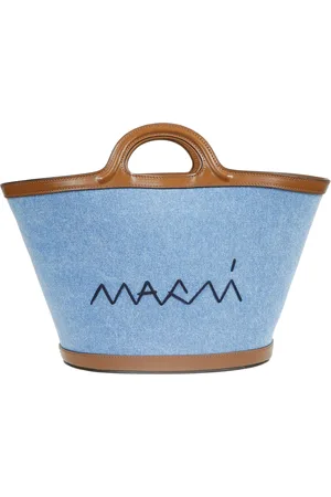 Marni Tropicalia Bucket Bag in Denim