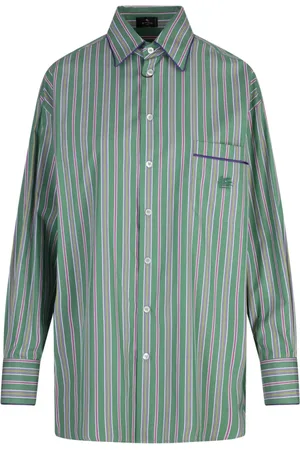 Etro Shirts, female, , XS, Oversized Stripe Pattern Shirt