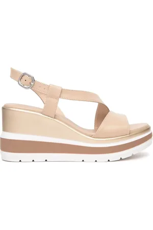 Nero Giardini Wedges, female, , 3 UK, Leather Wedge Sandals for Women