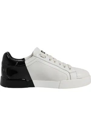 Dolce & Gabbana Black Portofino Men Sneaker Shoes