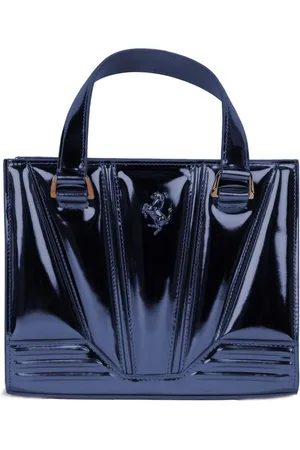 FERRARI Tote Bags, female, , ONE SIZE, Leather Handbag with Iconic Logo