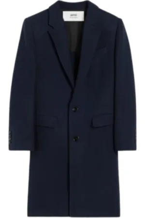 Ami Single-Breasted Coats, male, , M, Two-Button Coat