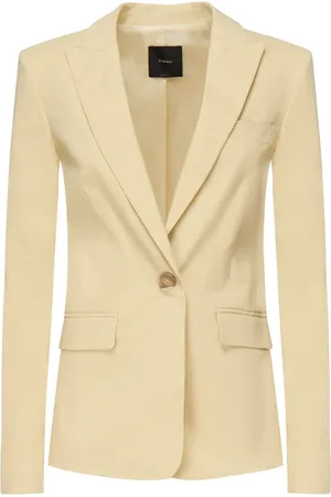 Pinko Blazers, female, , XS, Balanced Linen Stretch Jacket