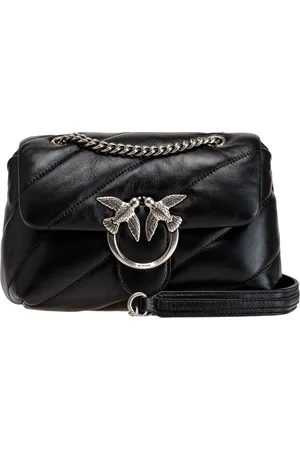 Pinko Leather handbag with front logo