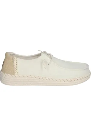 Hey dude Eco-leather moccasins with cork heel