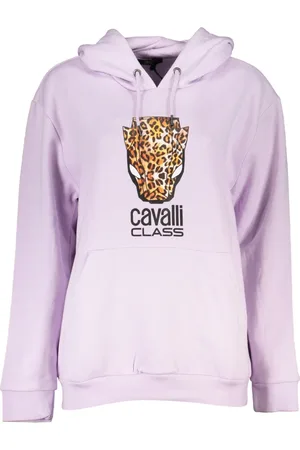 Roberto Cavalli Hoodies, female, , XL, Hoodie with Logo Print
