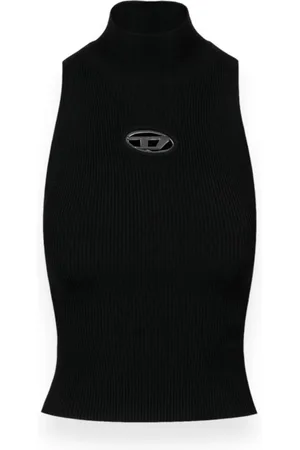 Diesel Sleeveless Tops, female, , M, M-Onervax Mock-neck Top