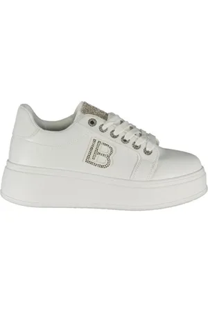 Laura Biagiotti Sneakers, female, , 7 UK, Rhinestone Wedge Trainers with Removable Insole
