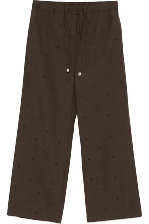The Attico Wide Trousers, female, , 2XS, Elasticated Drawstring Waistband Shorts