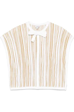 Giambattista Valli Striped Relief Jumper