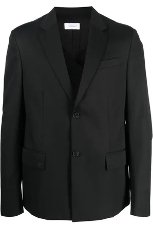 OFF-WHITE Blazers, male, , M, Wool Strap Relax Jacket