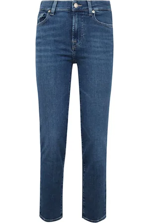 7 for all Mankind Slim Illusion Saturday Crop Jeans