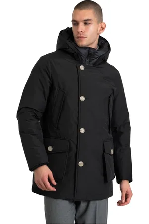 Woolrich Winter Jackets, male, , XL, Down Parka with Cotton-Polyamide Shell