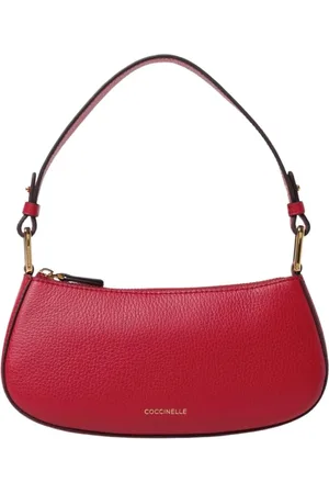 Coccinelle Gold Zip Clutch Bag