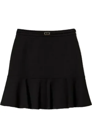Twin-Set Casual Viscose Blend Elasticated Skirt