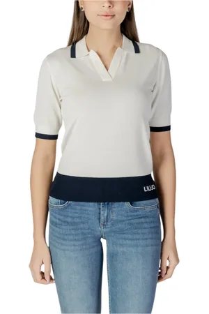 Liu Jo V-neck Knitwear Sweatshirt