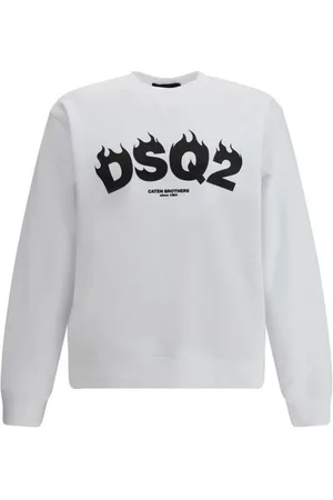 Dsquared2 Sweatshirts, male, , M, Sporty Cotton Sweatshirt with Iconic Monogram
